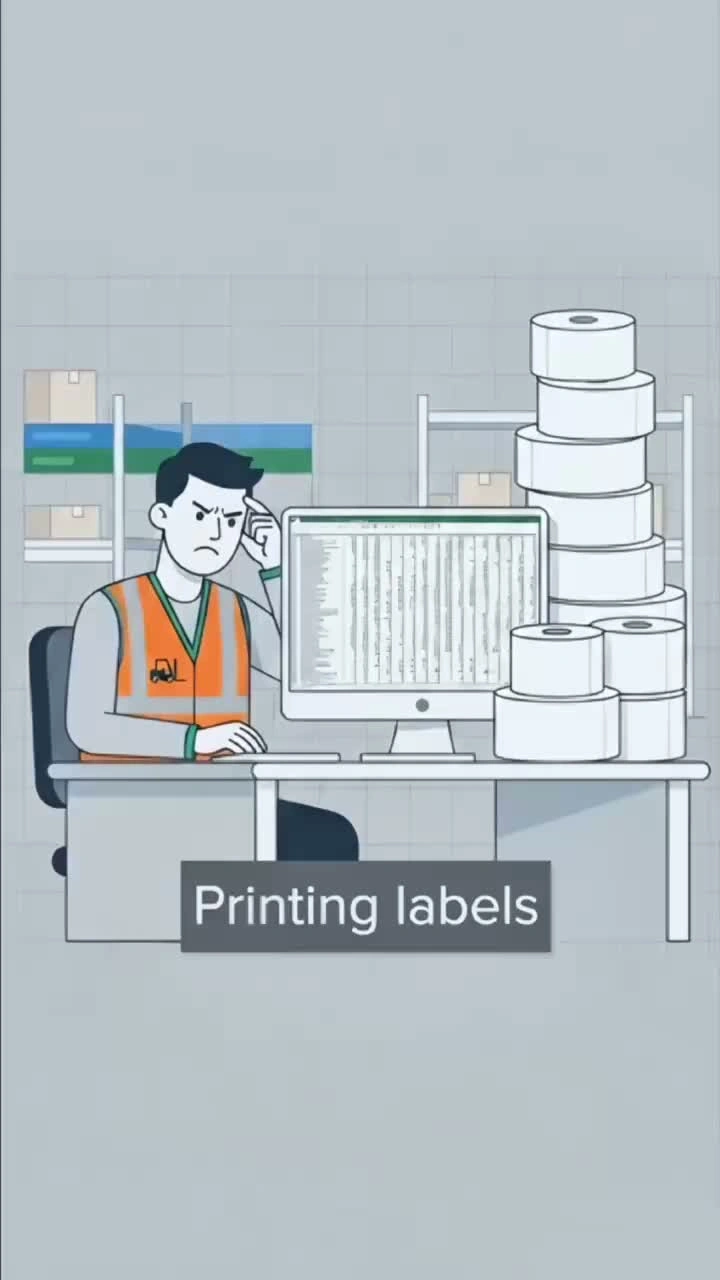 TopSale cloud label printing demonstration