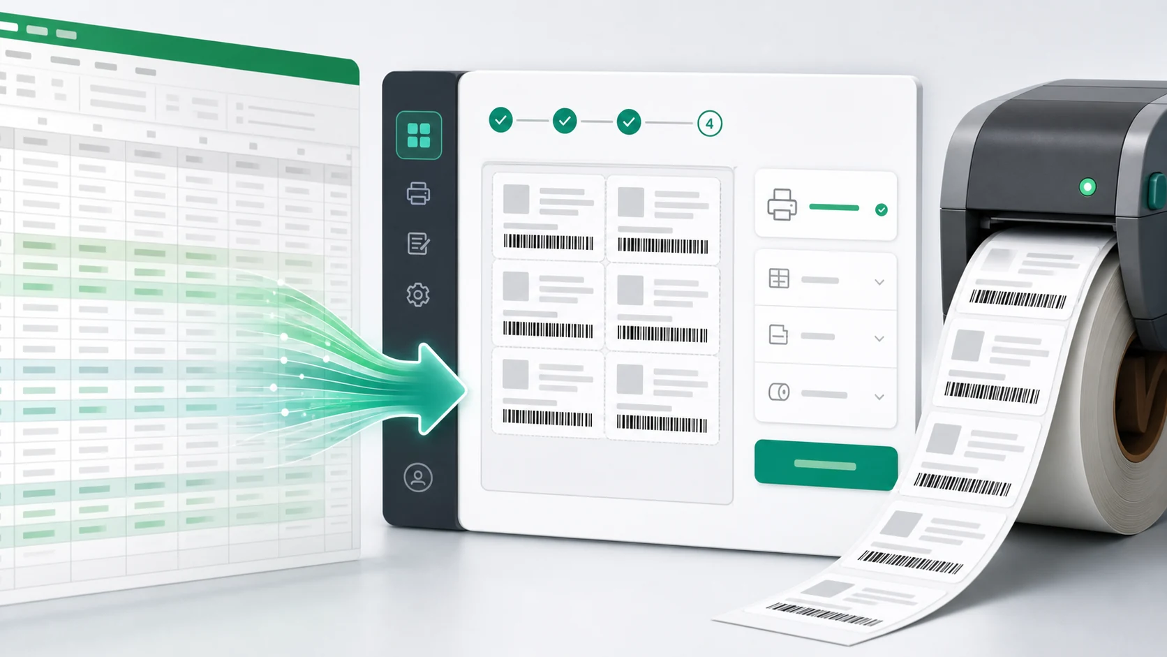 Excel Datasource Label Printing Is Now Available in Self-Service