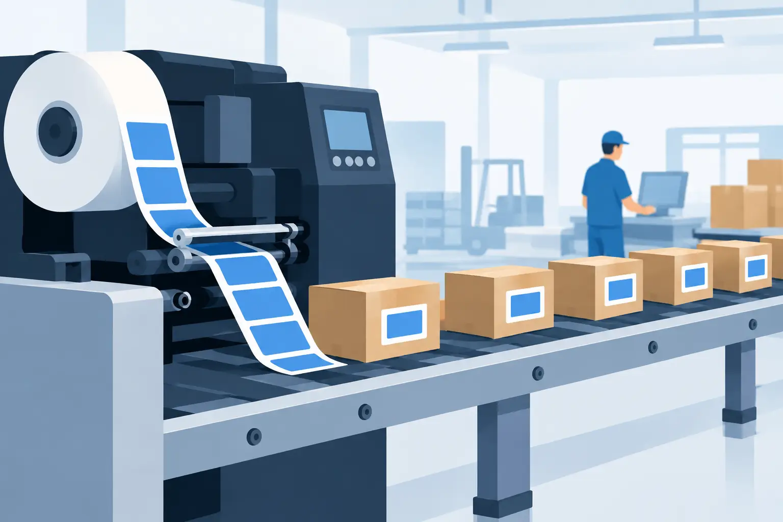 Manufacturing Label Printing That Keeps Moving