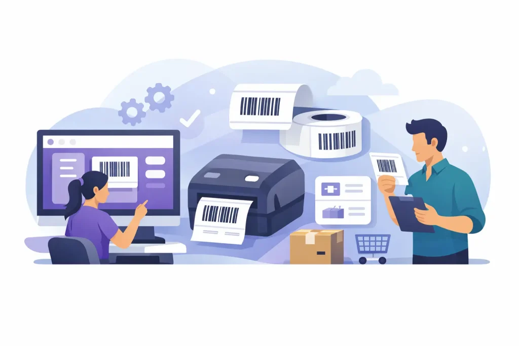 Odoo Barcode Label Printing Without Print Boxes