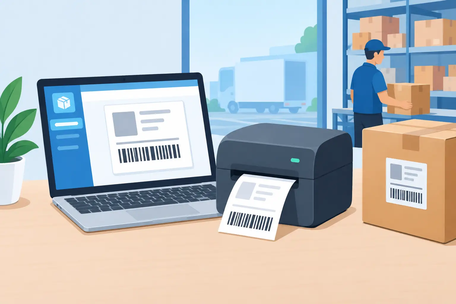 Shipping Label Software That Prints Where Work Happens